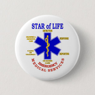 BADGE ROND 5 CM STAR DE VIE