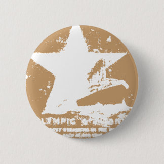 Badge Rond 5 Cm Starr blanc 2