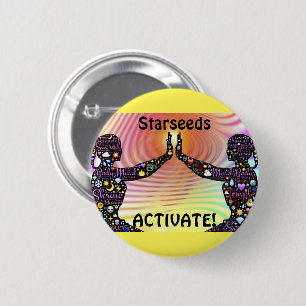 Badge Rond 5 Cm Starseeds activent