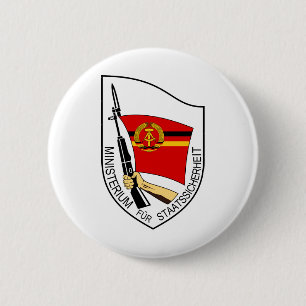 Badge Rond 5 Cm Stasi - DDR (Deutsche Demokratische Republik)
