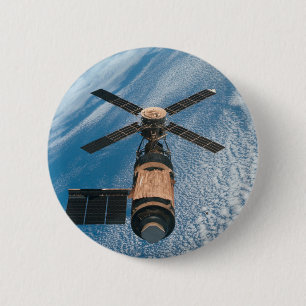Badge Rond 5 Cm Station spatiale Skylab