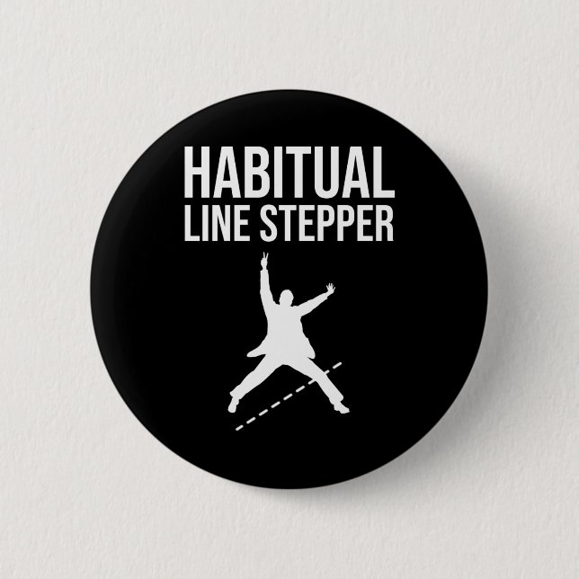 Badge Rond 5 Cm Stepper de ligne Habituelle (Devant)