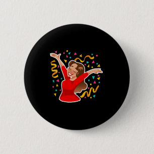 Badge Rond 5 Cm Sticker pour l'autonomisation des filles