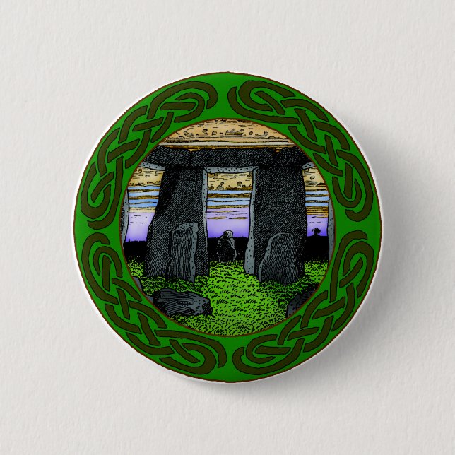 Badge Rond 5 Cm Stonehenge (Devant)