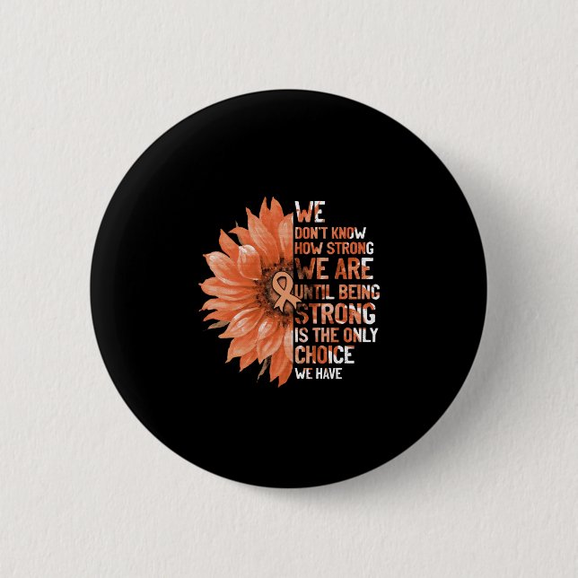 Badge Rond 5 Cm Strong Is The Only Choice (Devant)