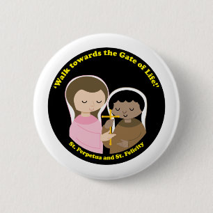 Badge Rond 5 Cm Sts. Perpetua et félicité