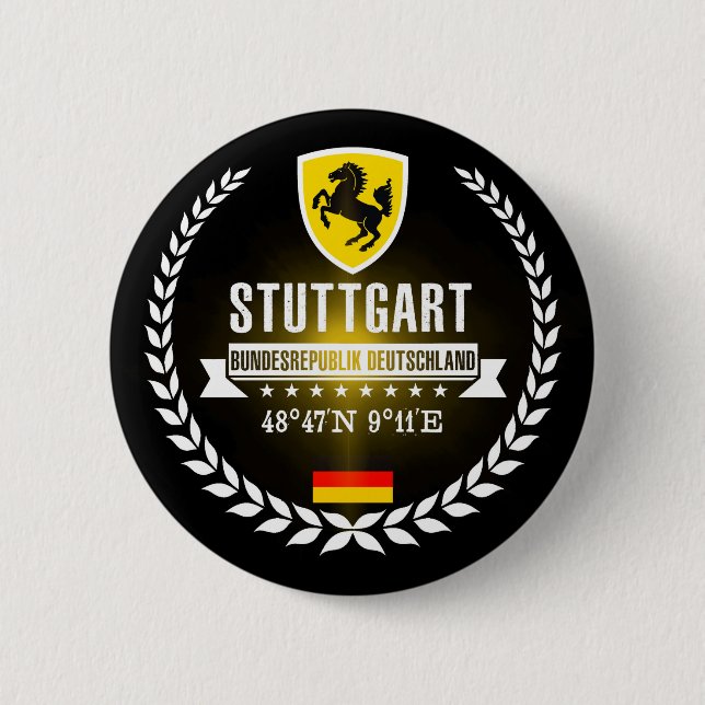 Badge Rond 5 Cm Stuttgart (Devant)
