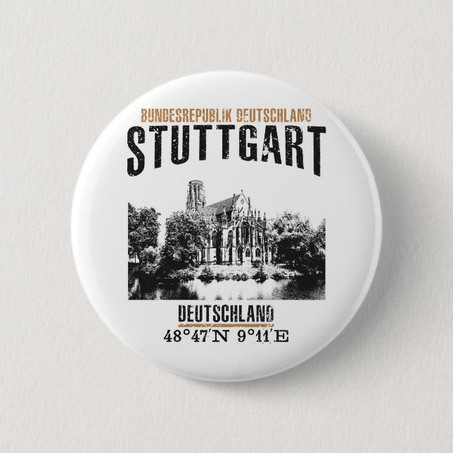 Badge Rond 5 Cm Stuttgart (Devant)