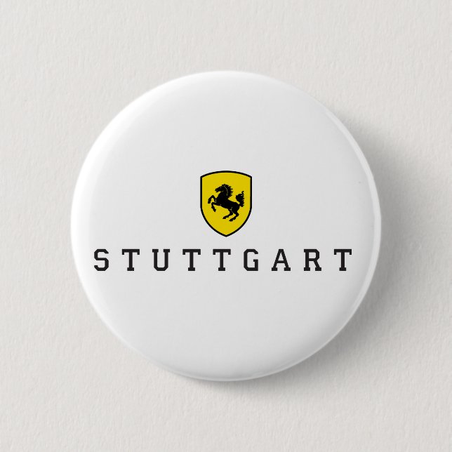 Badge Rond 5 Cm Stuttgart Crest Stuttgarter Wapper (Devant)