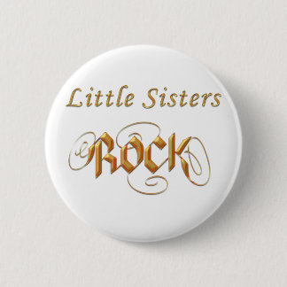 Badge Rond 5 Cm Style de roche de petites soeurs