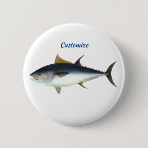 Badge Rond 5 Cm Style Thon Bigeye Thunder_Cove
