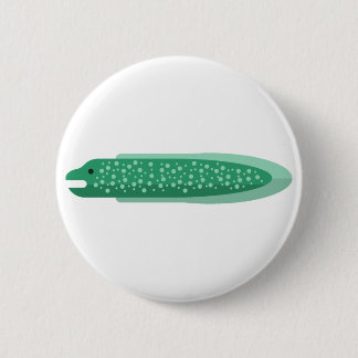 Badge Rond 5 Cm Style vert de primitif d'anguille
