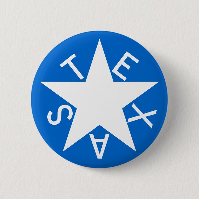Badge Rond 5 Cm Stylo du Texas De Zavala Flag (Devant)