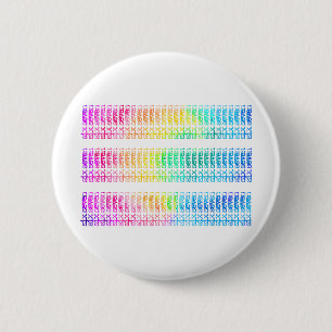 Badge Rond 5 Cm Subtil 67 Six Sept Brainrot Message Caché Gen Al