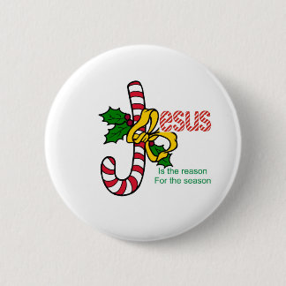 Badge Rond 5 Cm Sucre de canne de Jésus