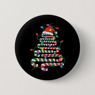 Badge Rond 5 Cm Sucre de canne Noël Arbre Noël Noël Noël Amour Can