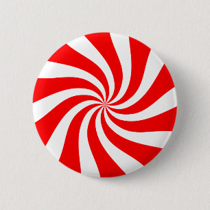 Badge Rond 5 Cm sucrerie de menthe poivrée