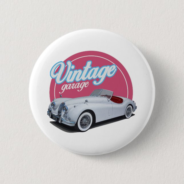 Badge Rond 5 Cm Sucrerie Jaguar (Devant)