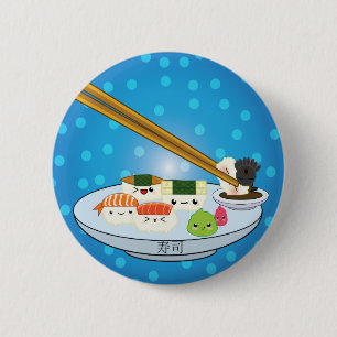 Badge Rond 5 Cm Suhsi Platter