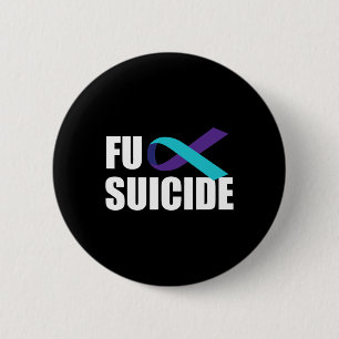 Badge Rond 5 Cm Suicide Sensibilisation au suicide Ruban Préventio