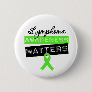 Badge Rond 5 Cm Sujets de conscience de lymphome
