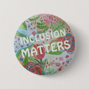 Badge Rond 5 Cm Sujets d'inclusion