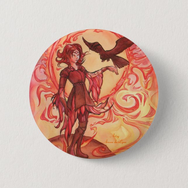 Badge Rond 5 Cm Sun Elf (Devant)