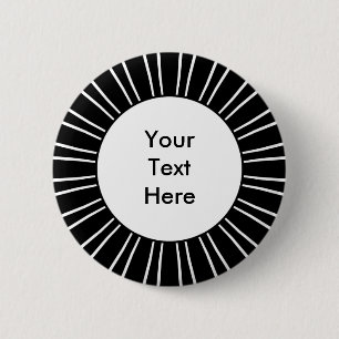Badge Rond 5 Cm Sunburst 03