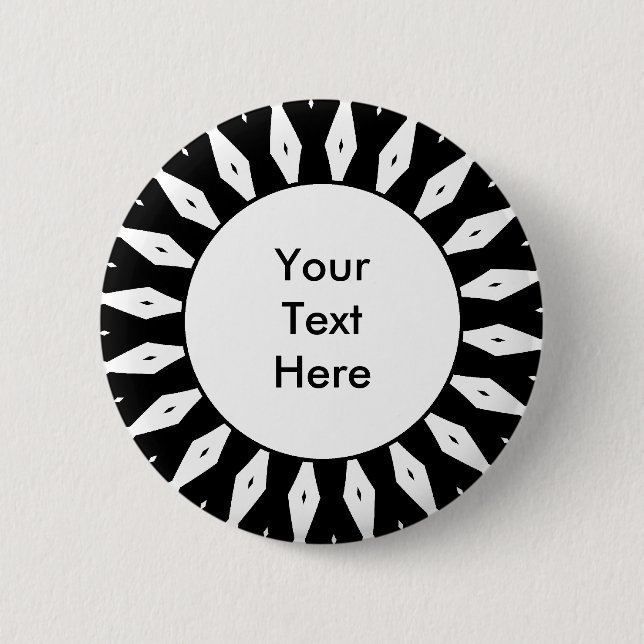 Badge Rond 5 Cm Sunburst 04 (Devant)