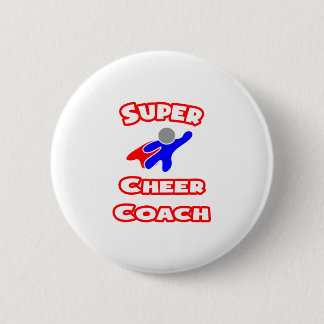 Badge Rond 5 Cm Super Cheer Coach