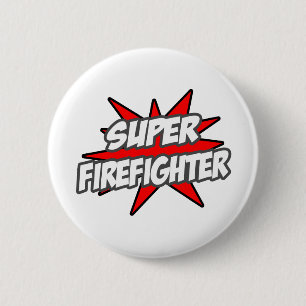 Badge Rond 5 Cm Super pompier