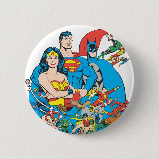 Badge Rond 5 Cm Super Powers™ Collection 1 (Devant)