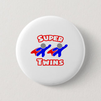 Badge Rond 5 Cm Super Twins