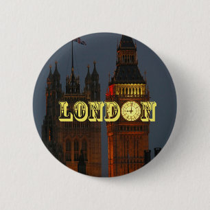 Badge Rond 5 Cm Superbe photo London Pro