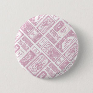 Badge Rond 5 Cm Supergirl admettent un rose de motif