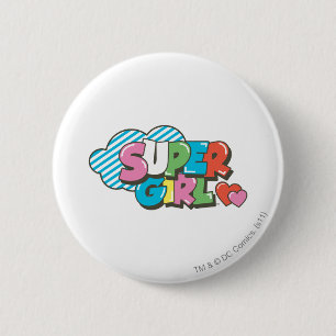 Badge Rond 5 Cm Supergirl J-Pop 9