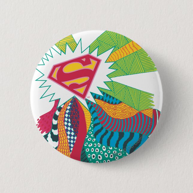 Badge Rond 5 Cm Supergirl Random World 3 (Devant)