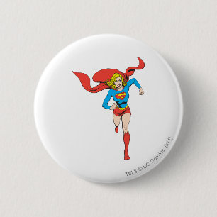 Badge Rond 5 Cm Supergirl Ready to Go