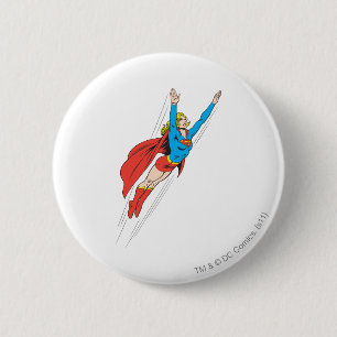 Badge Rond 5 Cm Supergirl s'enfonce haut
