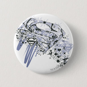 Badge Rond 5 Cm Supergirl Totalement génial