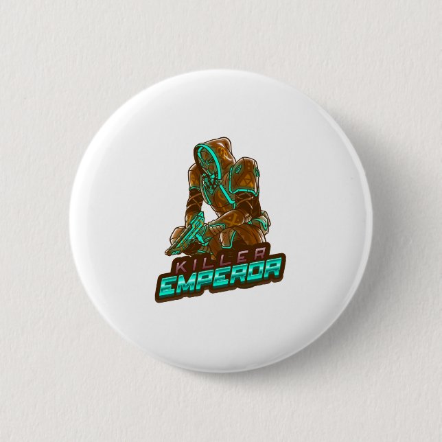 Badge Rond 5 Cm Supérieur tueur (Devant)