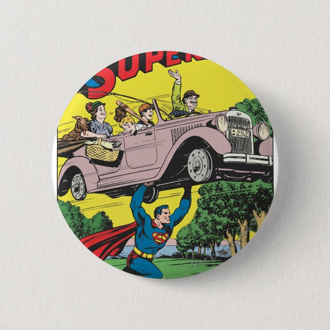 Badge Rond 5 Cm Superman #19 (Devant)