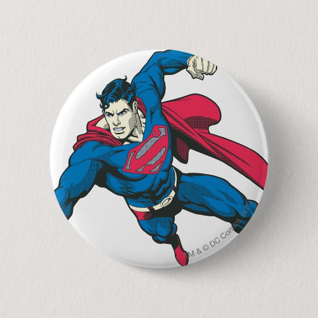 Badge Rond 5 Cm Superman 4 (Devant)