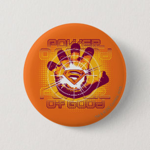 Badge Rond 5 Cm Superman Power of Good