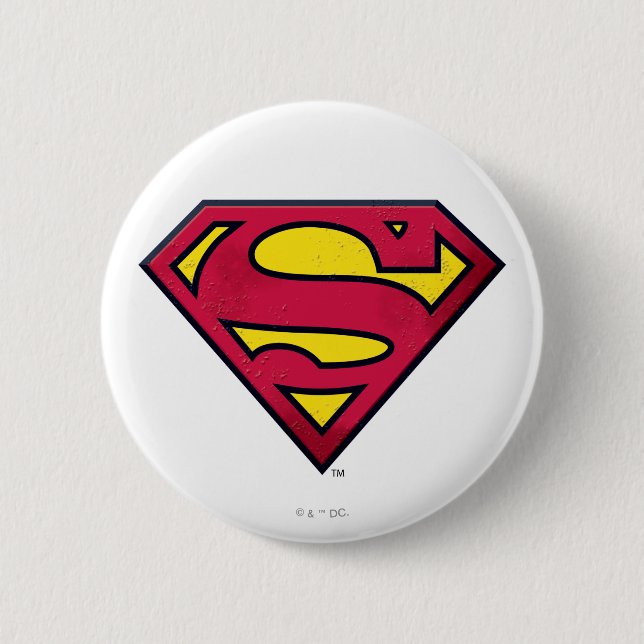 Badge Rond 5 Cm Superman S-Shield | Logo de bord (Devant)