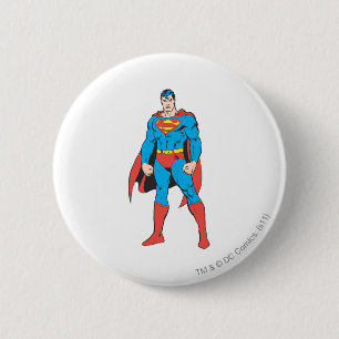 Badge Rond 5 Cm Superman Standing