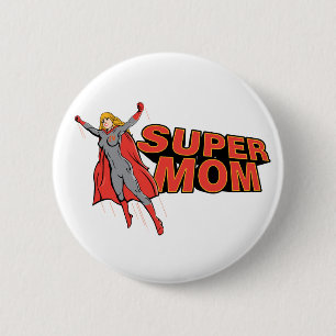Badge Rond 5 Cm Supermom