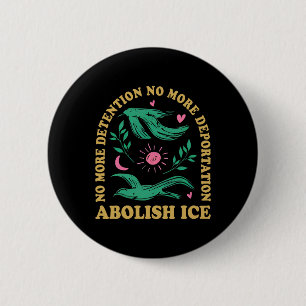 Badge Rond 5 Cm Supprimer La Manifestation Rétro Sur La Glace Et R