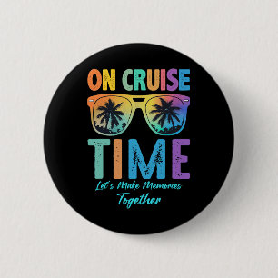 Badge Rond 5 Cm Sur Croisière Famille Bahamas Alaska Croisière Vac