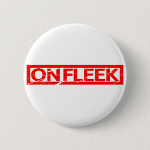 Badge Rond 5 Cm Sur le timbre Fleek